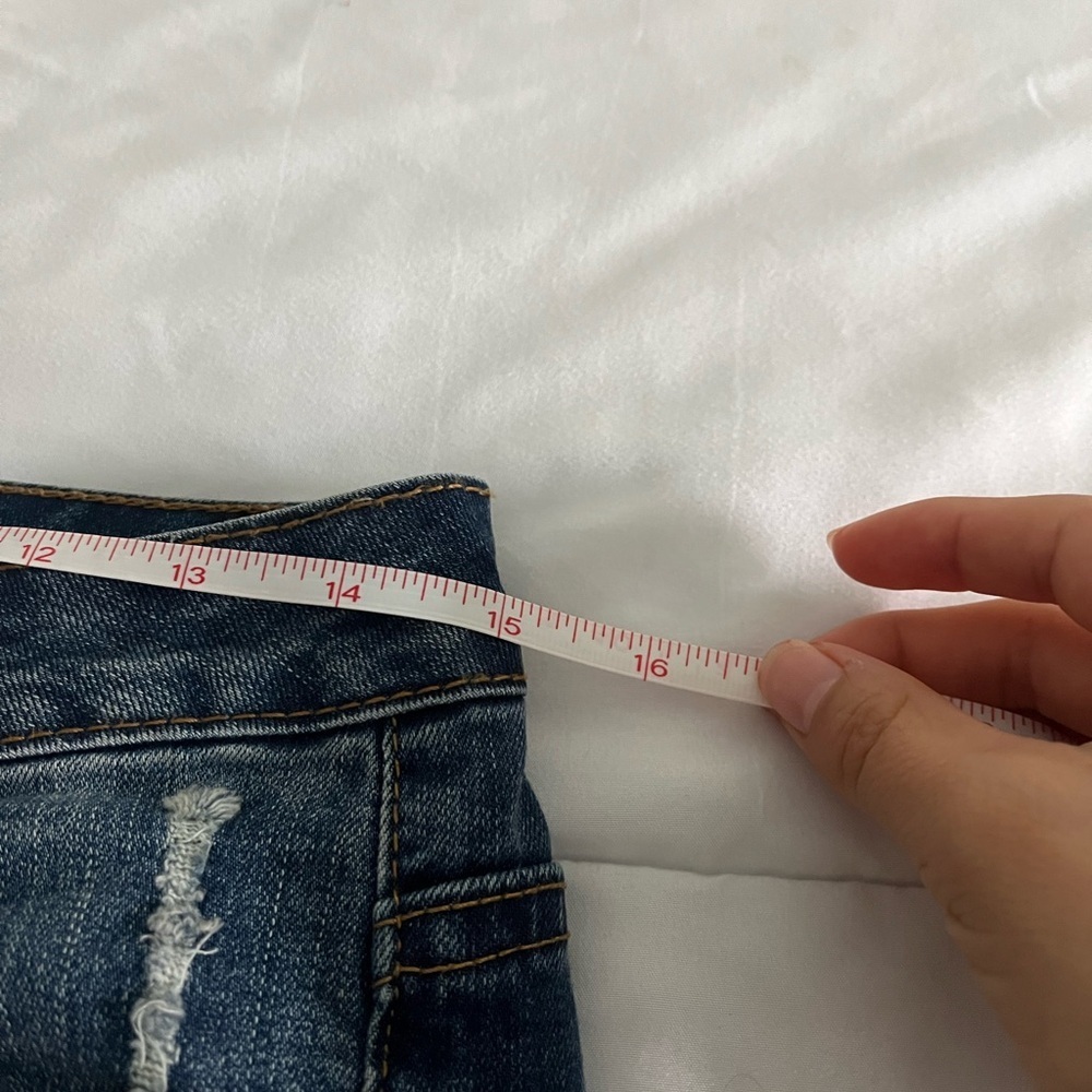 V. Cristina Parrot Floral Embellished Denim Jeans Size 4 - Picture 9 of 9